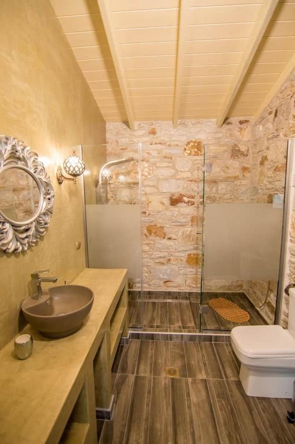 Kastro Stone House Villa Skala Potamia  Ngoại thất bức ảnh