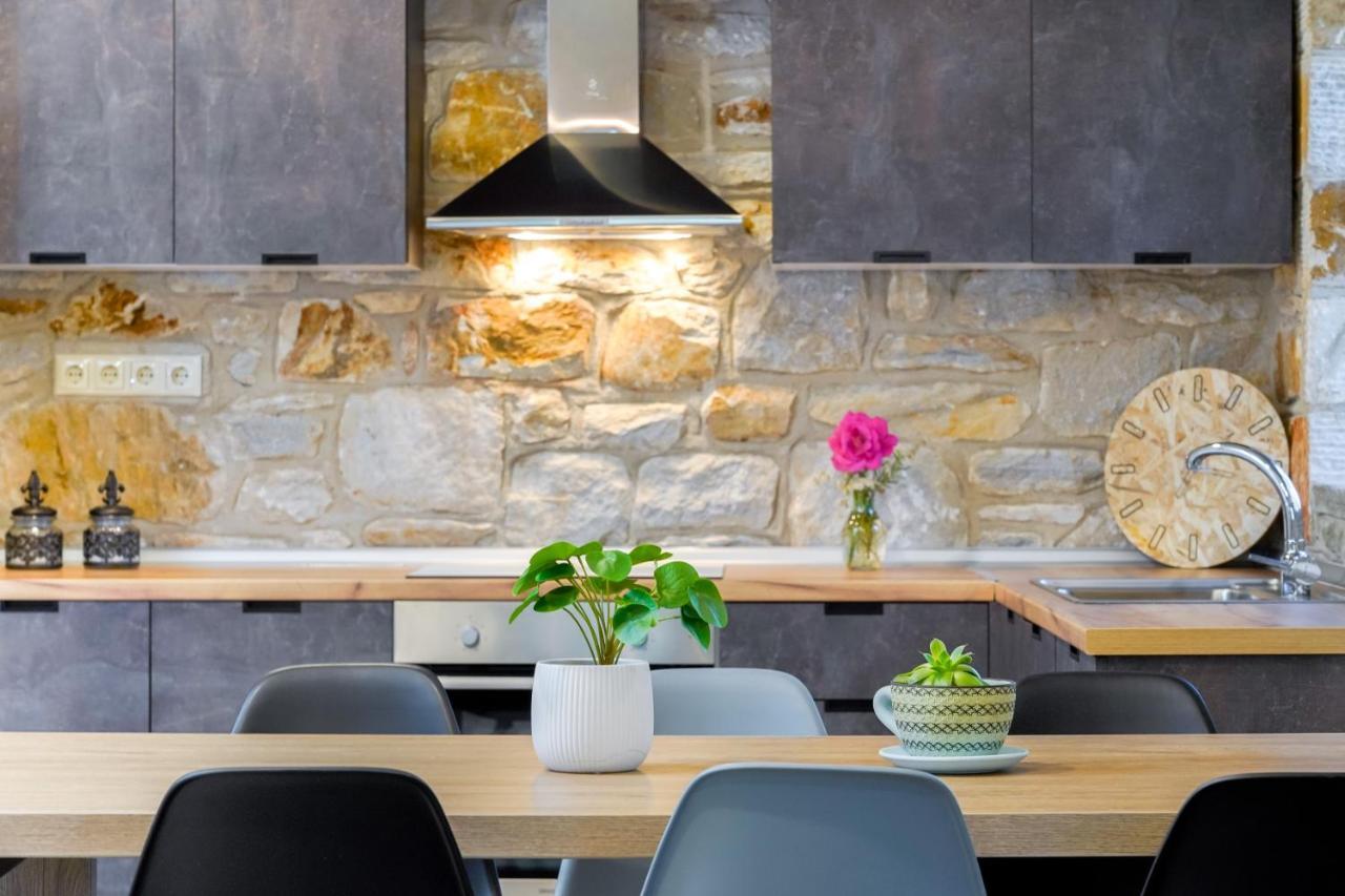 Kastro Stone House Villa Skala Potamia  Ngoại thất bức ảnh