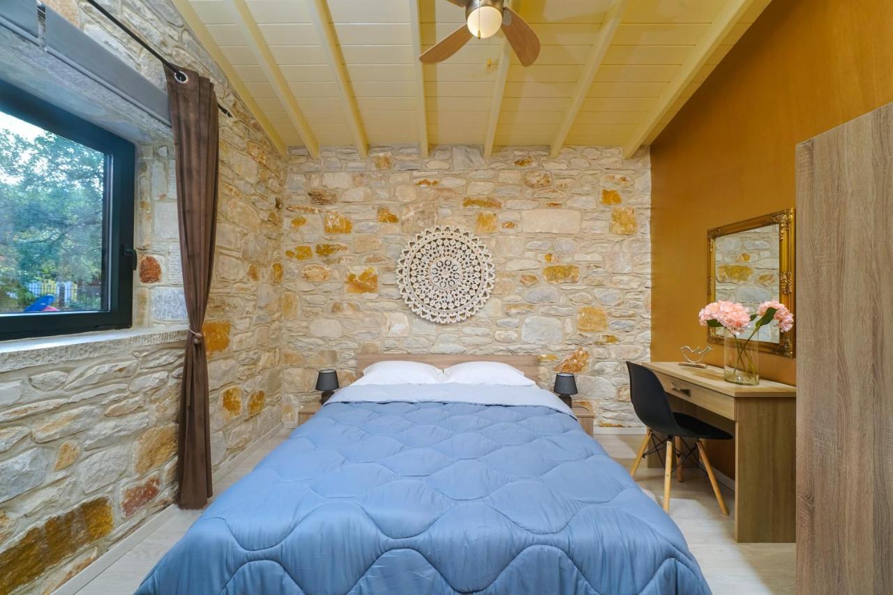Kastro Stone House Villa Skala Potamia  Ngoại thất bức ảnh
